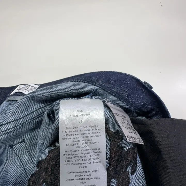 Dior Dior x Travis Scott Embroidered Denim Pants 0079 Size US 33 - 4 Thumbnail