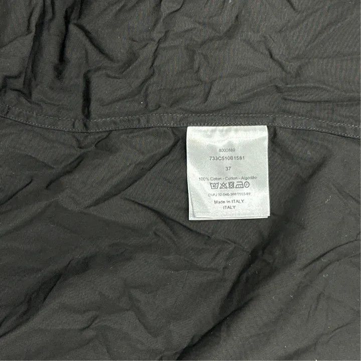 Dior Dior Black Short Sleeve Button-Up Shirt 0079 Size US S / EU 44-46 / 1 - 4 Thumbnail