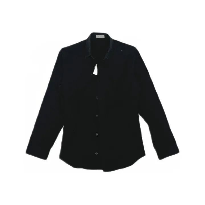 Dior Dior Classic Black Embroidered Long Sleeve Shirt 0079 Size US M / EU 48-50 / 2 - 2 Thumbnail