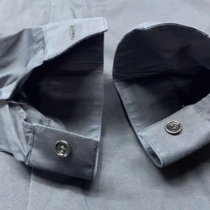 Dior Long Sleeve Button-Up Shirt for Men 0079