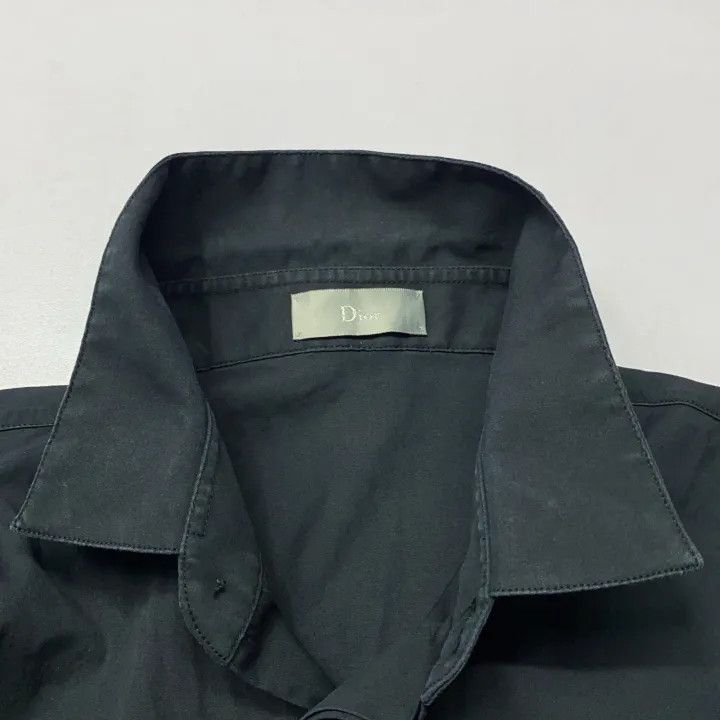 Dior Long Sleeve Button-Up Shirt for Men 0079