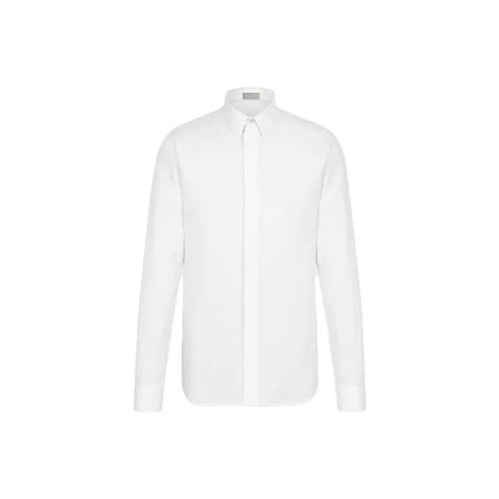 Dior Dior SS23 White Long Sleeve Button-Up Shirt 0079 Size US M / EU 48-50 / 2 - 2 Thumbnail