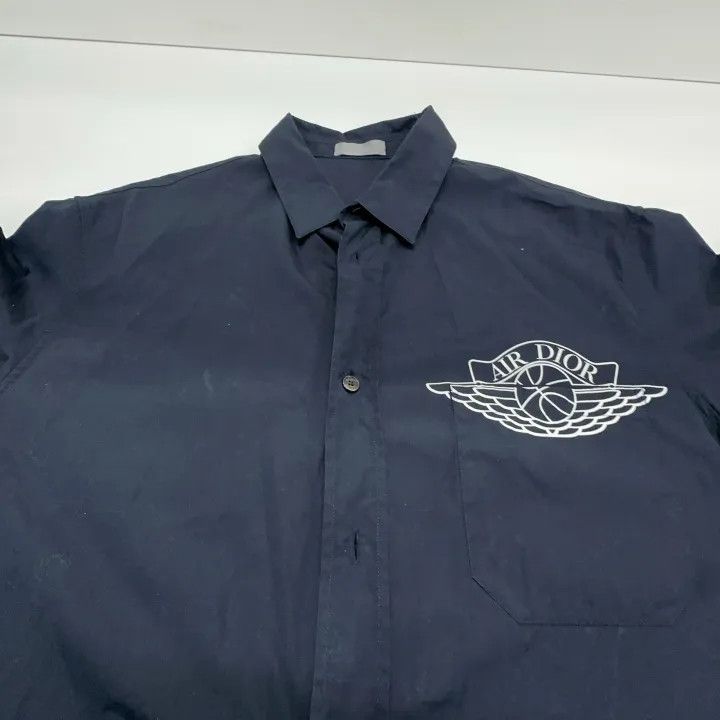 Dior Dior Jordan Short Sleeve Button-Up Shirt 0079 Size US M / EU 48-50 / 2 - 7 Thumbnail