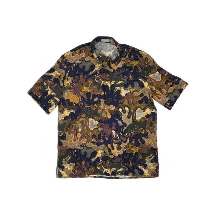 Dior Dior Printed Short Sleeve Shirt for Men 0079 Size US S / EU 44-46 / 1 - 2 Thumbnail