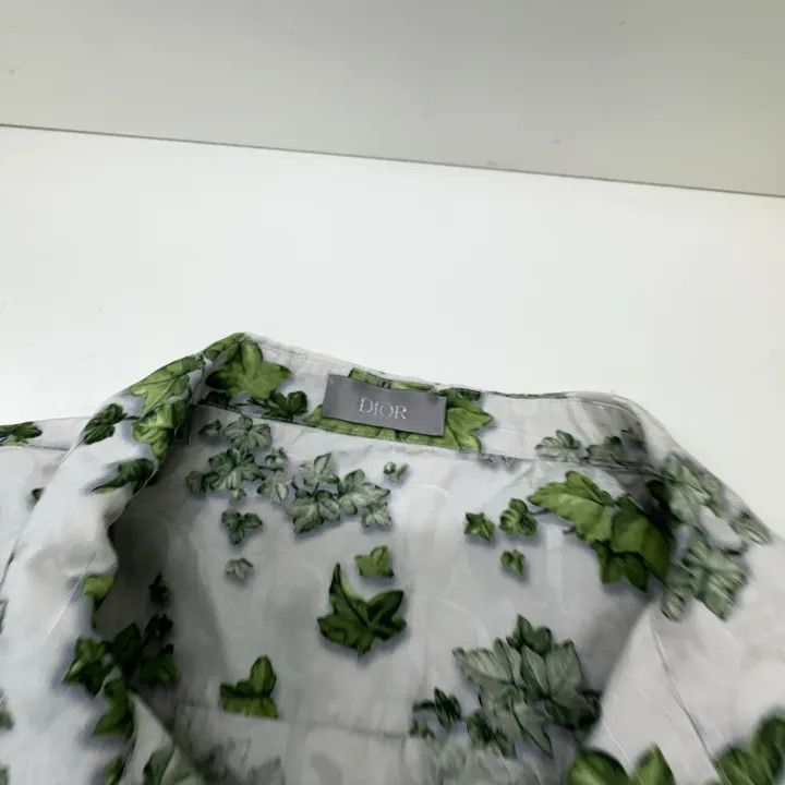 Dior Dior Floral Print Short Sleeve Shirt 0079 Size US M / EU 48-50 / 2 - 5 Thumbnail