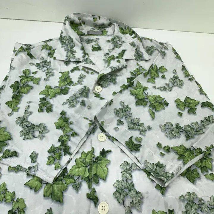Dior Dior Floral Print Short Sleeve Shirt 0079 Size US M / EU 48-50 / 2 - 8 Thumbnail