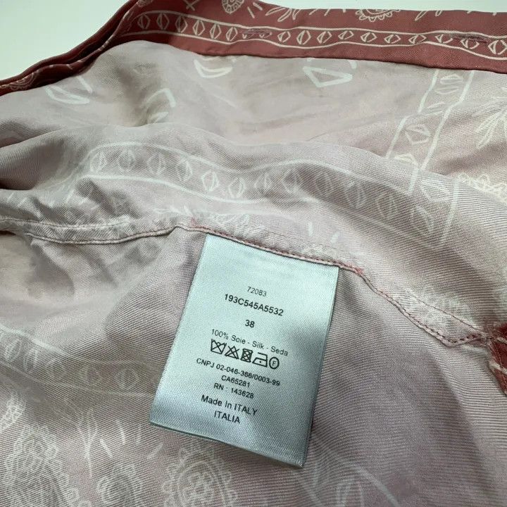 Dior Dior SS22 Pink Short Sleeve Shirt 0079 Size US M / EU 48-50 / 2 - 5 Thumbnail