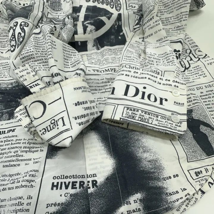 Dior Dior Printed Long Sleeve Shirt for Men 0079 Size US M / EU 48-50 / 2 - 9 Thumbnail