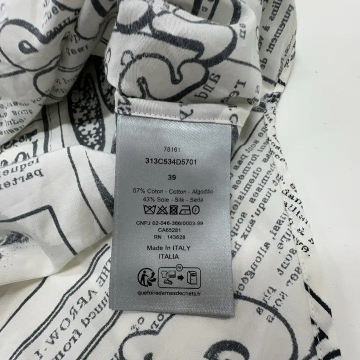 Dior Dior Printed Long Sleeve Shirt for Men 0079 Size US M / EU 48-50 / 2 - 4 Thumbnail