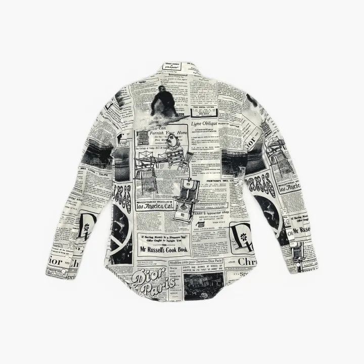 Dior Dior Printed Long Sleeve Shirt for Men 0079 Size US M / EU 48-50 / 2 - 3 Thumbnail