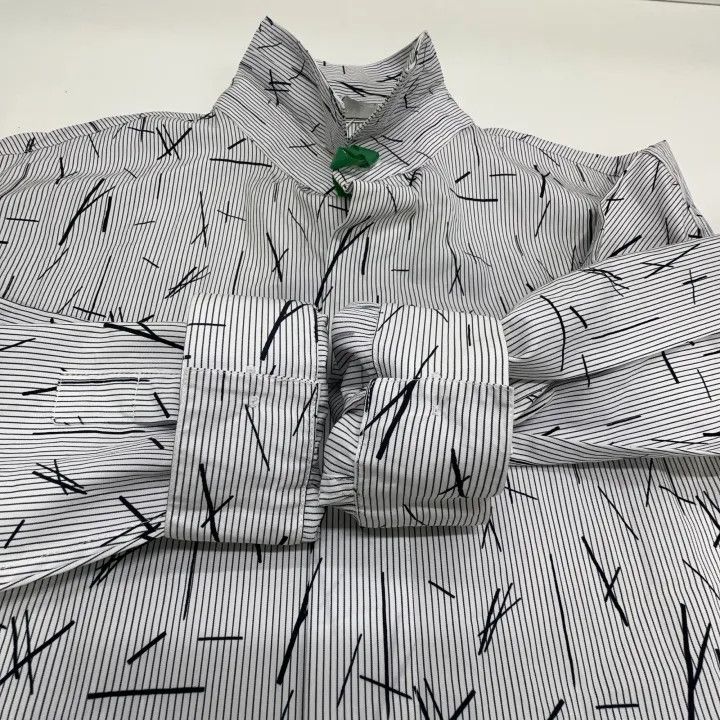 Dior Dior Striped Print Long Sleeve Shirt 0079 Size US M / EU 48-50 / 2 - 7 Thumbnail