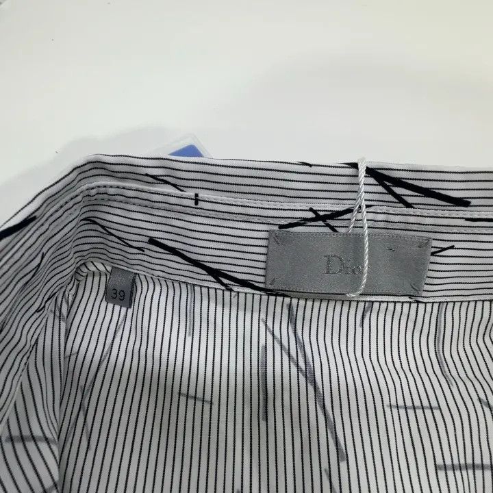 Dior Dior Striped Print Long Sleeve Shirt 0079 Size US M / EU 48-50 / 2 - 5 Thumbnail