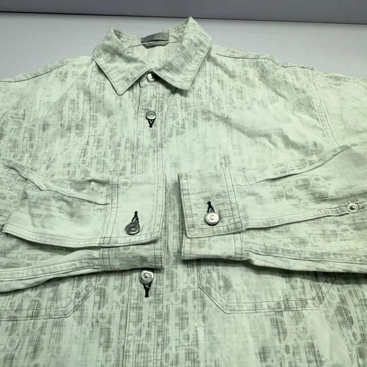 Dior Dior FW21 Oblique Loose Long Sleeve Shirt 0079 Size US M / EU 48-50 / 2 - 10 Thumbnail