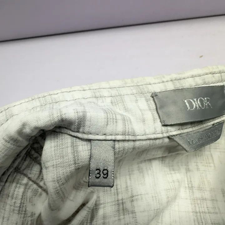 Dior Dior FW21 Oblique Loose Long Sleeve Shirt 0079 Size US M / EU 48-50 / 2 - 6 Thumbnail