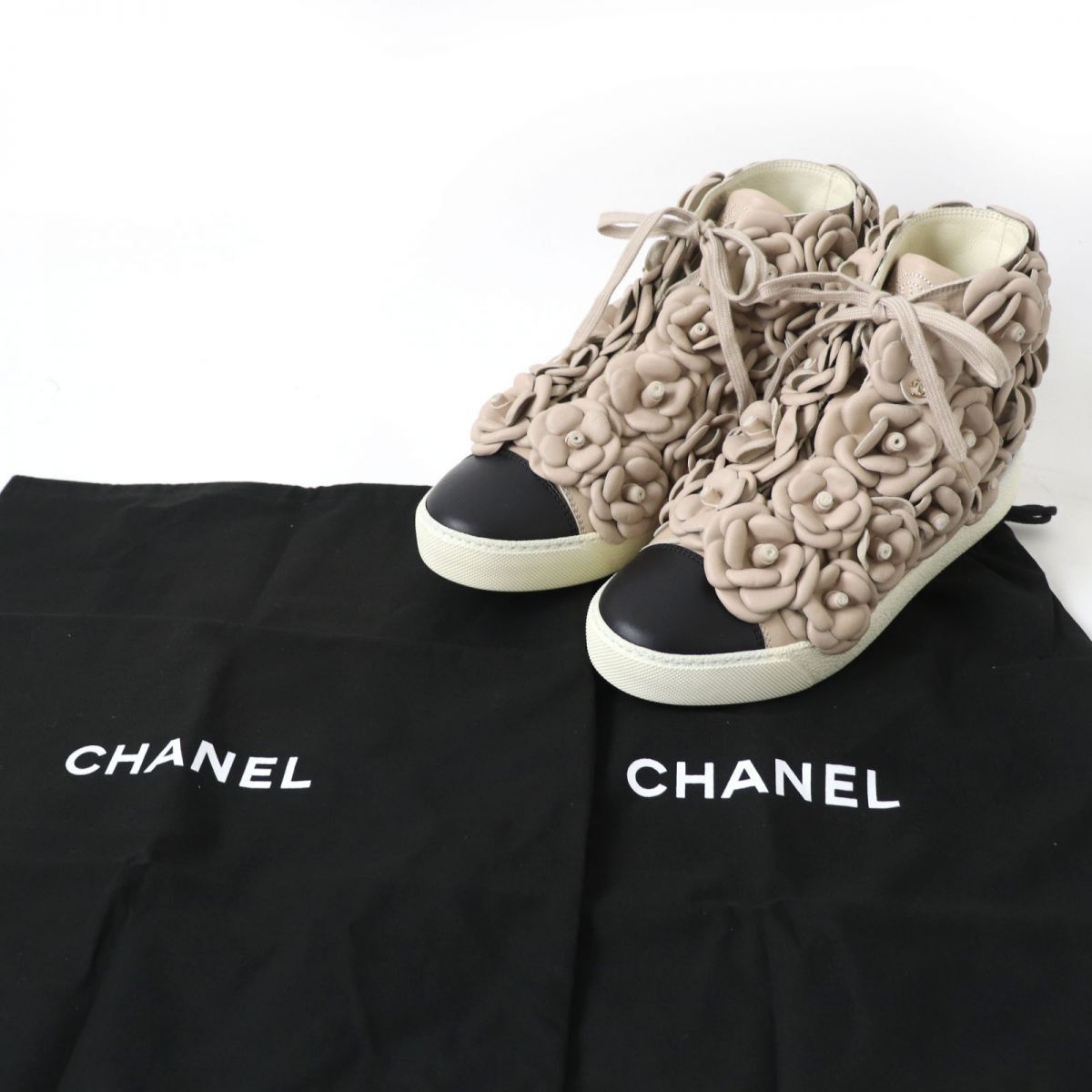 Chanel Chanel Chanel G29046 Leather Sneakers Leather Shoes G29046 DUTY FREE for USA Size ONE SIZE - 2 Thumbnail