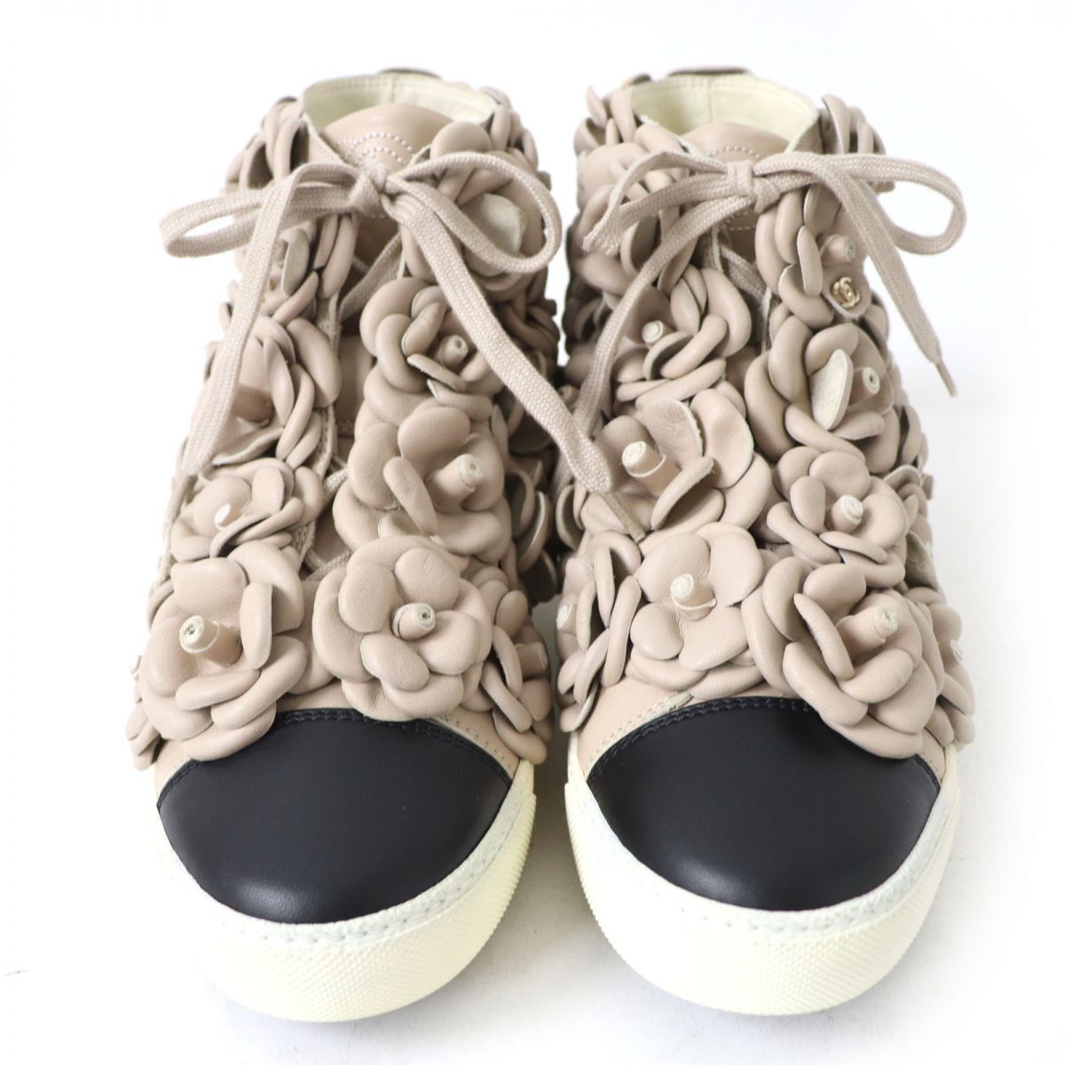Chanel Chanel Chanel G29046 Leather Sneakers Leather Shoes G29046 DUTY FREE for USA Size ONE SIZE - 4 Thumbnail
