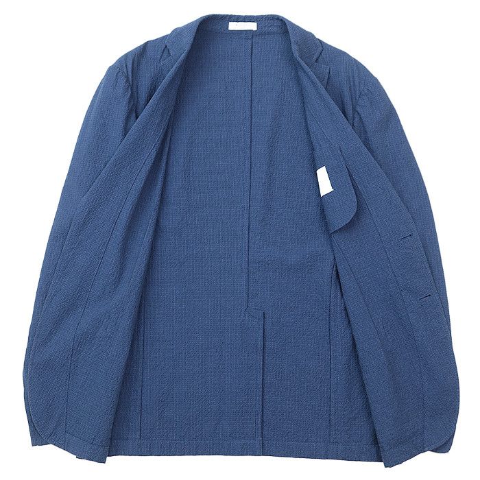 Other Other Boglioli 2B Seersucker Cotton Blend Jacket Cotton Outerwear OG0008 DUTY FREE for USA Size ONE SIZE - 7 Thumbnail