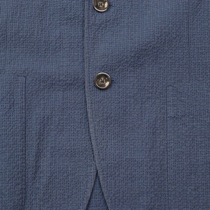Other Other Boglioli 2B Seersucker Cotton Blend Jacket Cotton Outerwear OG0008 DUTY FREE for USA Size ONE SIZE - 4 Thumbnail
