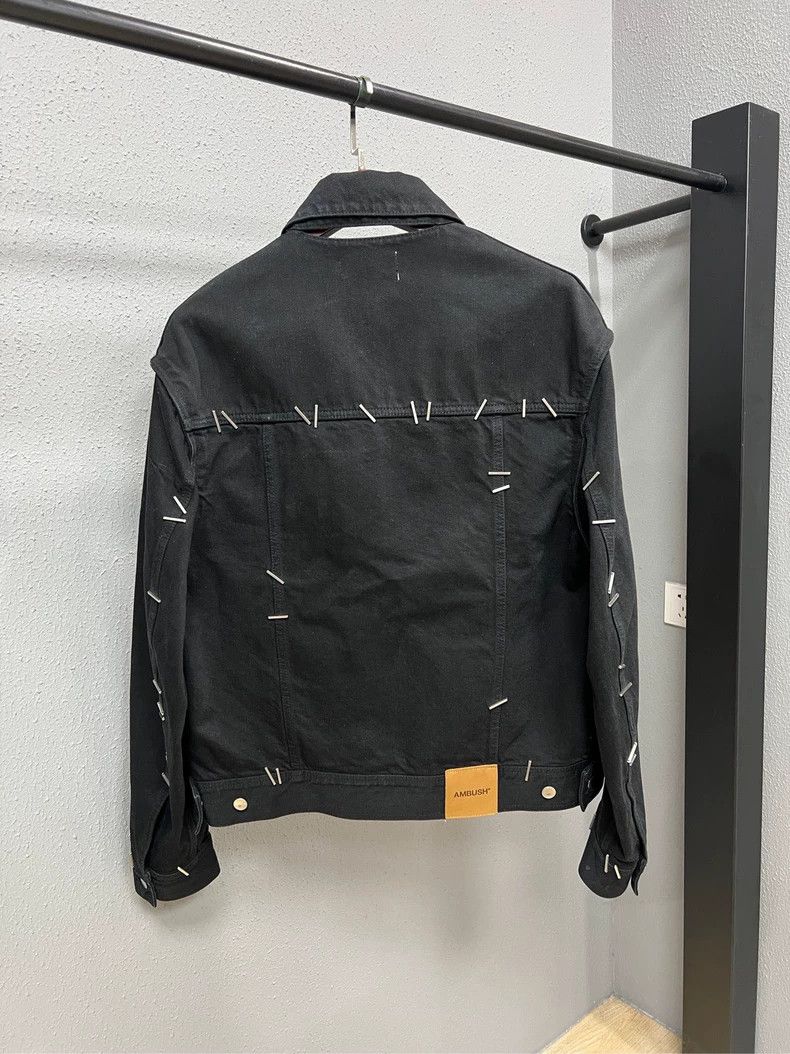 Ambush Design Ambush Denim Jacket with Pin Decoration Size US S / EU 44-46 / 1 - 2 Thumbnail