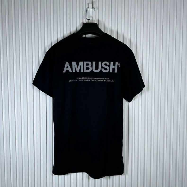 Ambush Design Ambush Black Front Back Print Short Sleeve Shirt Size US M / EU 48-50 / 2 - 2 Thumbnail