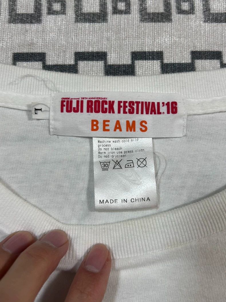 Beams Japan Beams Fuji Rock Bear T-Shirt Size US L / EU 52-54 / 3 - 3 Thumbnail