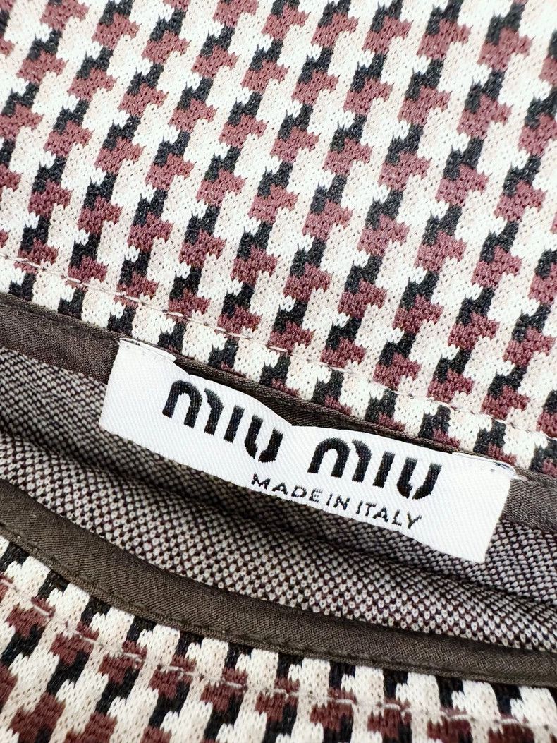 Miu Miu Miumiu Gingham Skirt Size XS for Sale Size 22" - 2 Thumbnail