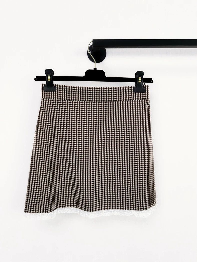 Miu Miu Miumiu Gingham Skirt Size XS for Sale Size 22" - 5 Thumbnail