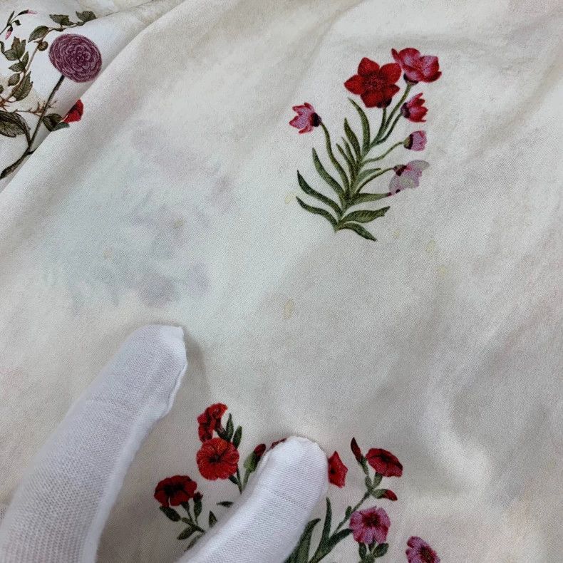 Max Mara Maxmara Floral Print Off-Shoulder Long Sleeve Top Size XS / US 0-2 / IT 36-38 - 8 Thumbnail