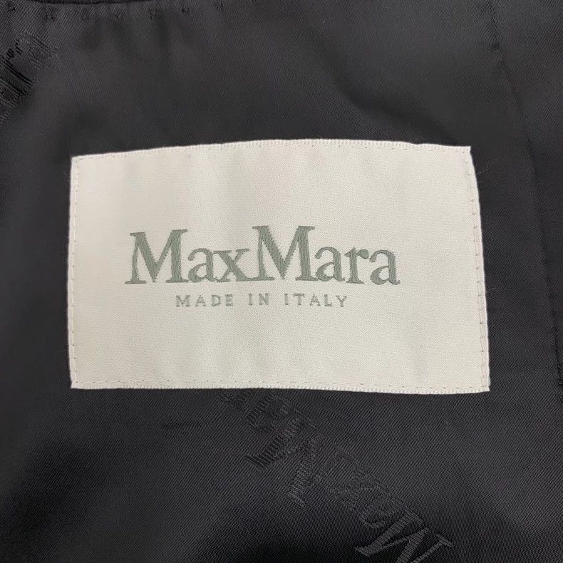 Max Mara Maxmara Black Hooded Belted Coat Size XS Size XS / US 0-2 / IT 36-38 - 5 Thumbnail