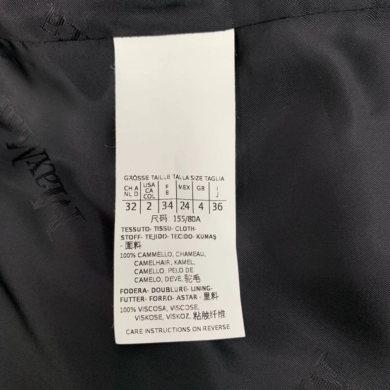 Max Mara Maxmara Black Hooded Belted Coat Size XS Size XS / US 0-2 / IT 36-38 - 6 Thumbnail