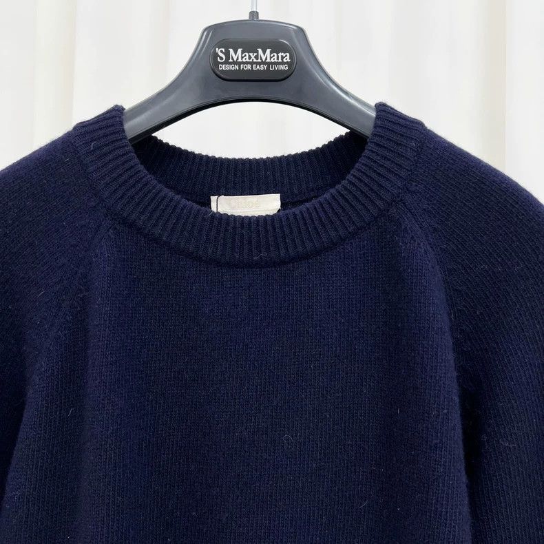 Chloe Chloe Color Block Wool Knit Sweater Size S / US 4 / IT 40 - 3 Thumbnail