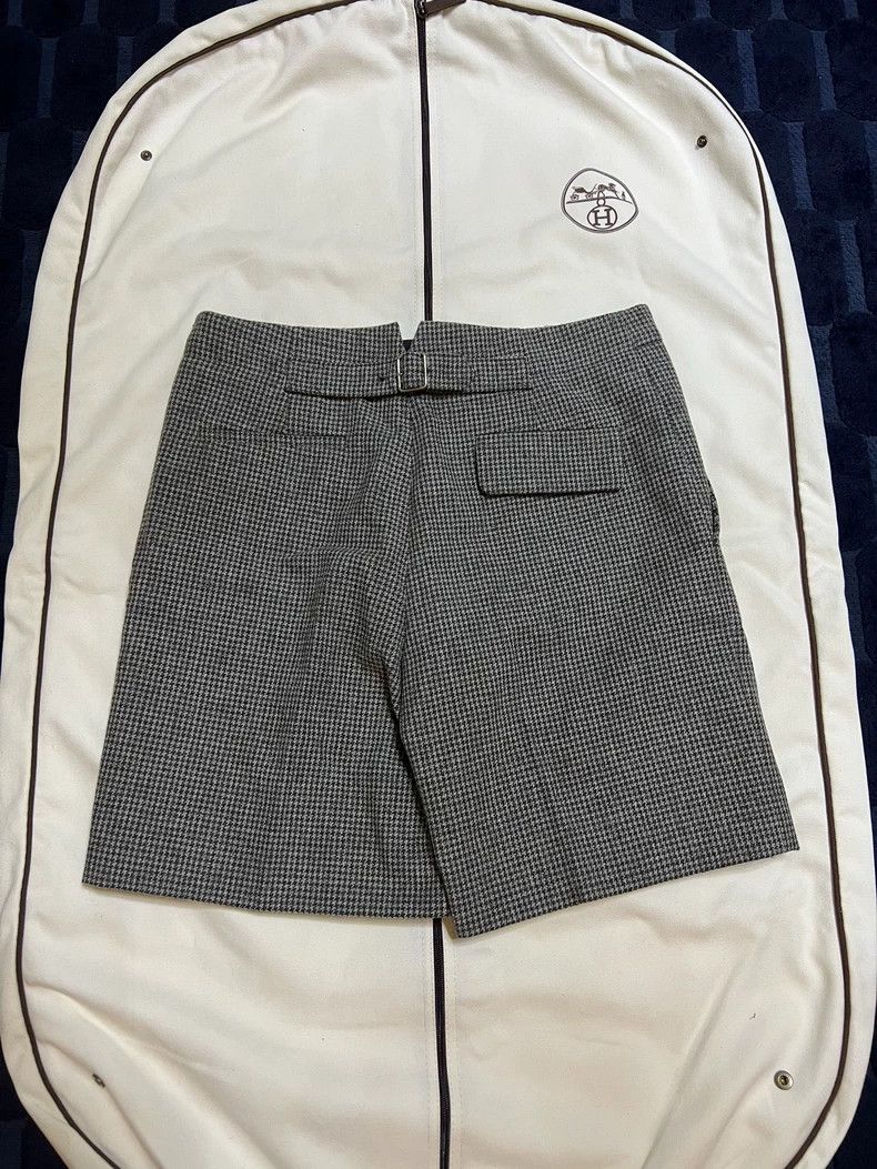 Miu Miu MiuMiu Black and White Houndstooth Shorts Size 40" / US 18 - 2 Thumbnail