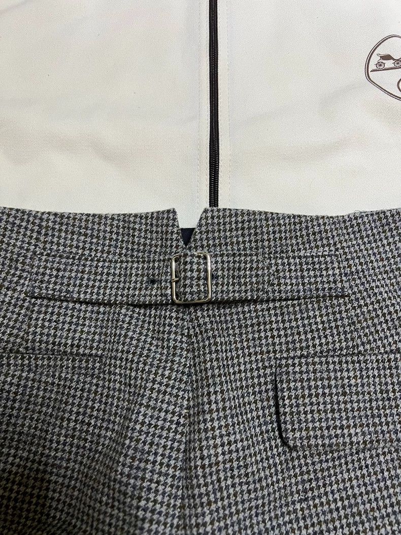 Miu Miu MiuMiu Black and White Houndstooth Shorts Size 40" / US 18 - 3 Thumbnail