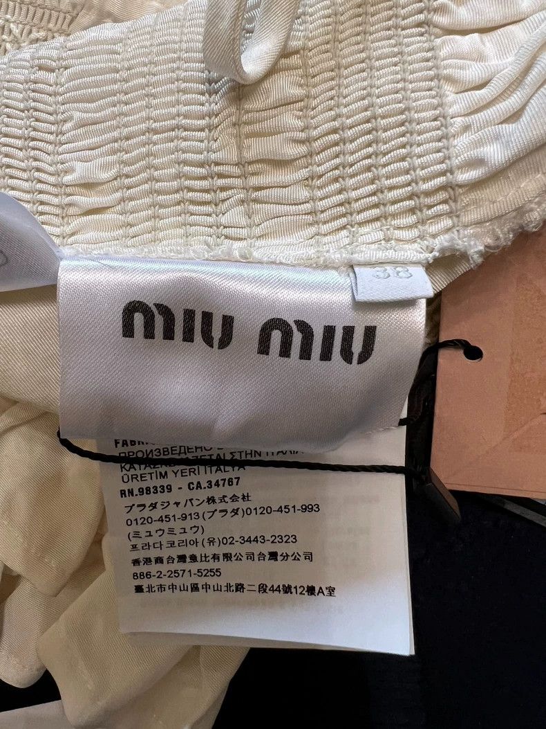 Miu Miu MiuMiu Floral Embroidered Sleeveless Top Size S / US 4 / IT 40 - 3 Thumbnail