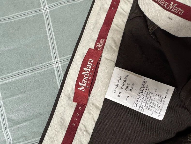 Max Mara MaxMara Wool Women's Pants Size 42 Size US 42 / EU 58 - 3 Thumbnail