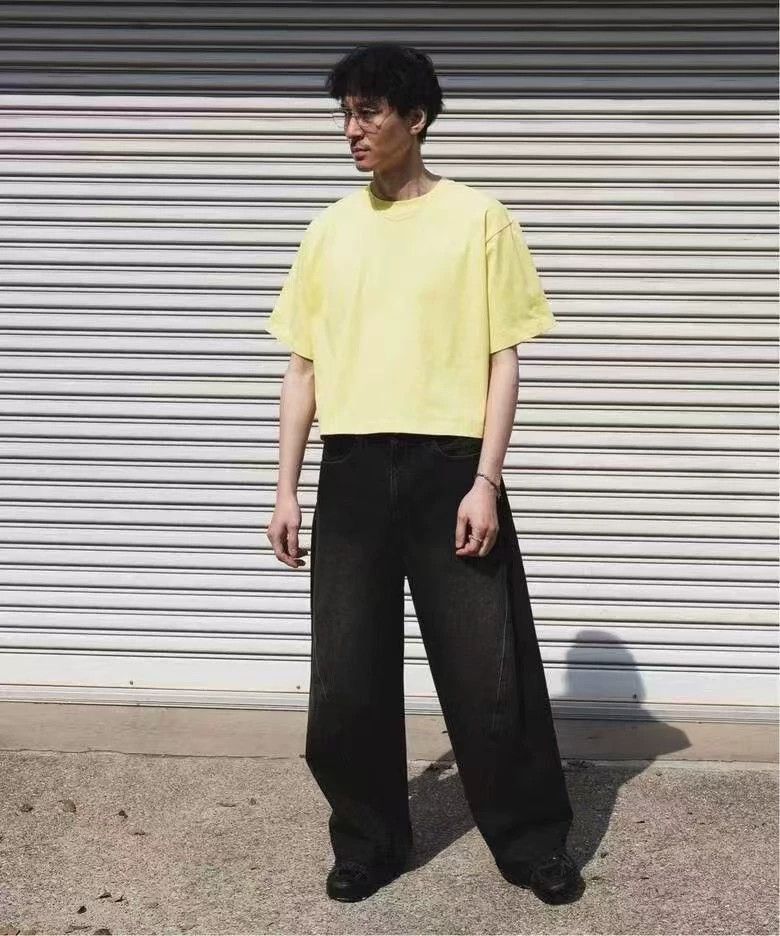 Beams Japan Short Wide Tee in Bright Yellow Size US L / EU 52-54 / 3 - 2 Thumbnail