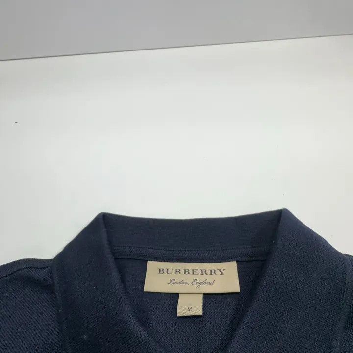Burberry Burberry Embroidered Logo Short Sleeve Polo Shirt Size US M / EU 48-50 / 2 - 10 Thumbnail