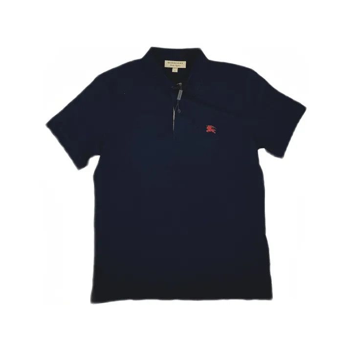 Burberry Burberry Embroidered Logo Short Sleeve Polo Shirt Size US M / EU 48-50 / 2 - 2 Thumbnail
