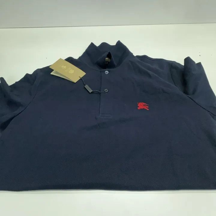 Burberry Burberry Embroidered Logo Short Sleeve Polo Shirt Size US M / EU 48-50 / 2 - 14 Thumbnail