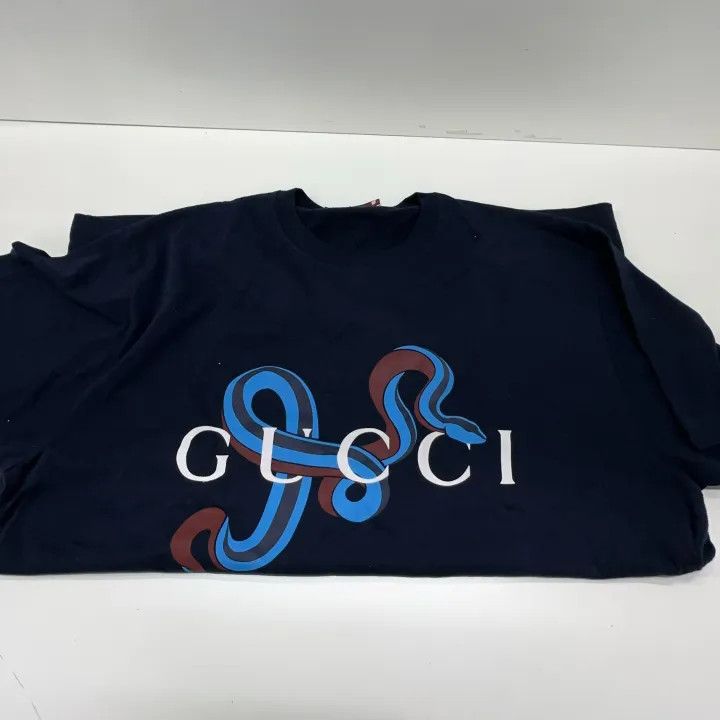 Gucci Gucci Men's Animal Print Cotton Tee Size US S / EU 44-46 / 1 - 8 Thumbnail