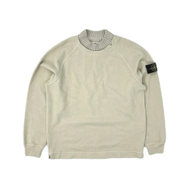 Stone Island Stone Island Cream Long Sleeve Sweater Size US M / EU 48-50 / 2 - 2 Thumbnail
