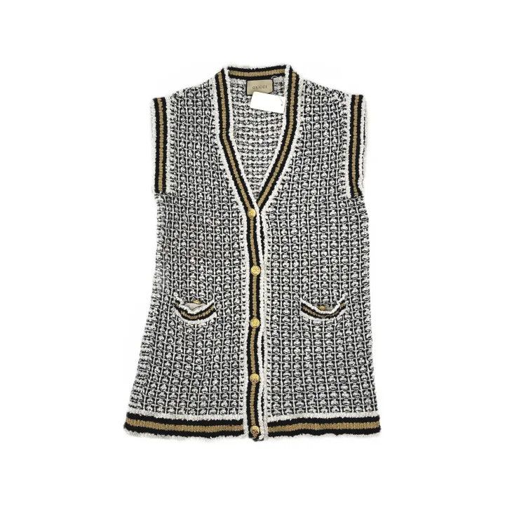 Gucci GUCCI V-Neck Sleeveless Knit Top Size M / US 6-8 / IT 42-44 - 2 Thumbnail