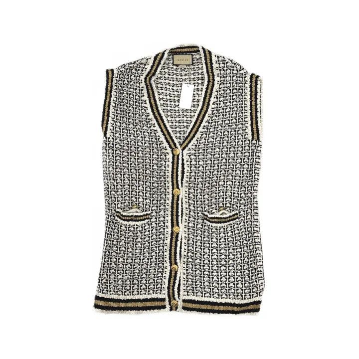 Gucci Gucci SS23 V-Neck Sleeveless Knit Top Size S / US 4 / IT 40 - 2 Thumbnail