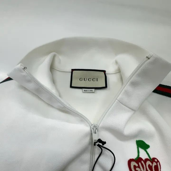 Gucci Gucci Women's Knitted Zip Jacket in White Size M / US 6-8 / IT 42-44 - 8 Thumbnail