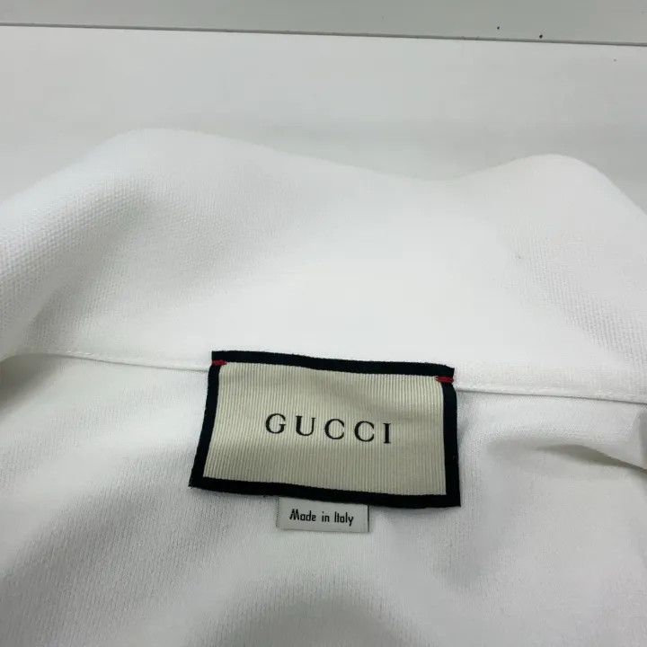 Gucci Gucci Women's Knitted Zip Jacket in White Size M / US 6-8 / IT 42-44 - 7 Thumbnail