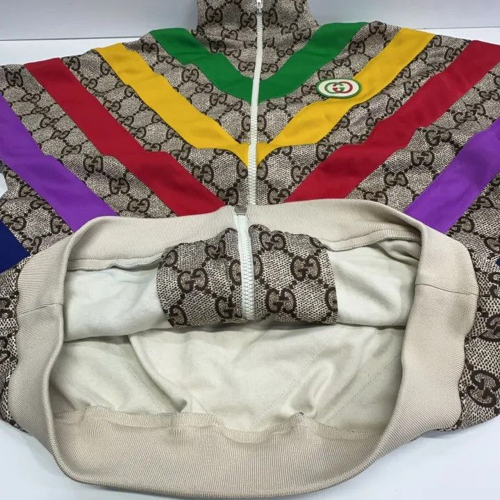 Gucci Gucci Colorful Stripe Logo Jacket for Women Size S / US 4 / IT 40 - 8 Thumbnail
