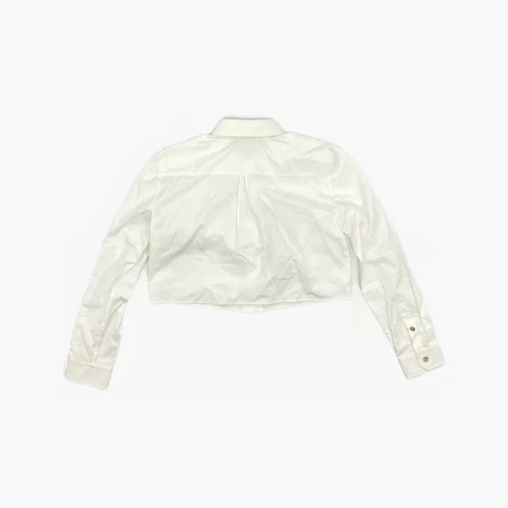 Gucci Gucci Love Parade White Cropped Long Sleeve Shirt Size L / US 10 / IT 46 - 3 Thumbnail
