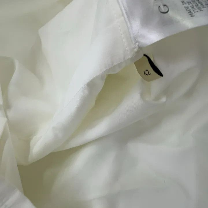 Gucci Gucci Love Parade White Cropped Long Sleeve Shirt Size L / US 10 / IT 46 - 4 Thumbnail
