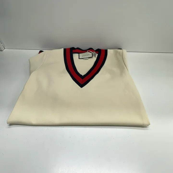 Gucci Gucci Colorblock V-Neck Short Sleeve Dress Size S / US 4 / IT 40 - 8 Thumbnail