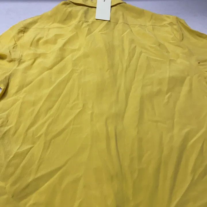 Gucci Gucci Yellow Long Sleeve Button-Up Shirt Size L / US 10 / IT 46 - 8 Thumbnail